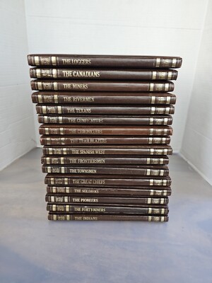 Time Life Books The Old West Series Pick Your Title Vtg  Leather Bound Hardcover-image