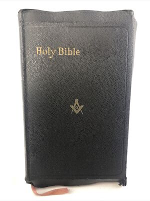 Antique HOLY BIBLE Masonic Edition KJV International Series Press John Winston-image