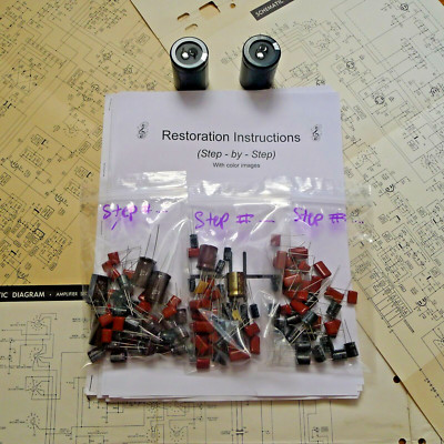 Fisher 201 receiver restoration recap repair service rebuild kit fix capacitor-image
