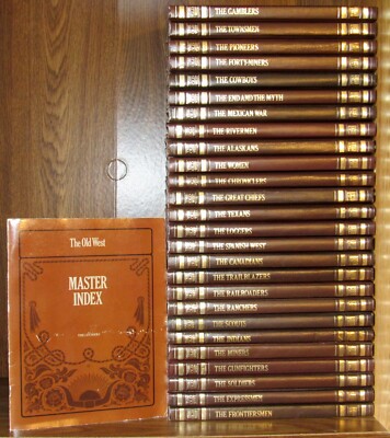 TIME LIFE BOOKS THE OLD WEST Complete Series Set 26 Volume with Master Index-image