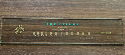 Fisher 400 Dial Glass Cleaned Very Good Condition-image