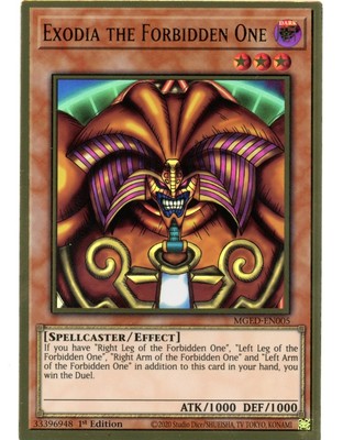 YGO MGED-EN005 PGR Exodia the Forbidden One MGED-EN005 Yu-gi-oh-image