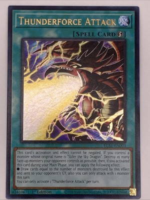 Thunderforce Attack EGS1-EN003 Egyptian God Deck: Slifer the Sky Dragon-1st...-image