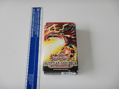 YUGIOH TRADING CARD GAME; EGYPTIAN GOD DECK SLIFER THE SKY DRAGON CCG, SEALED-image
