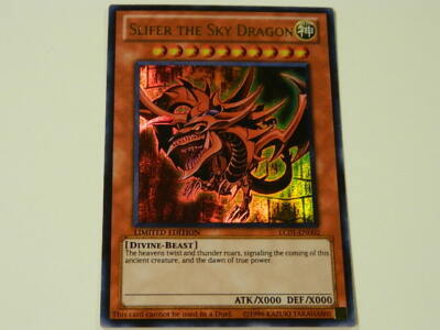 TCG Yu-Gi-Oh! SLIFER THE SKY DRAGON LC01- EN002 Ultra Rare - Legendary Col. - NM-image