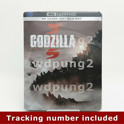 Godzilla (2014) - 4K UHD + BLU-RAY Steelbook / Gareth Edwards, Elizabeth Olsen-image