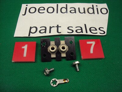 Fisher Turntable 330-AX/MT-30-02 33 RCA Output Jack Panel. Tested.   -image