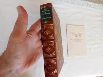 The Confessions of Nat Turner-by WILLIAM STYRON-SIGNED by Author. Franklin Lib.-image