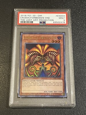 2018 Yu-Gi-Oh! Exodia The Forbidden One #EN004 PSA 9-image