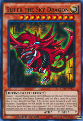 YUGIOH Slifer the Sky Dragon : LDK2-ENS01 : Ultra Rare NM-MINT-image