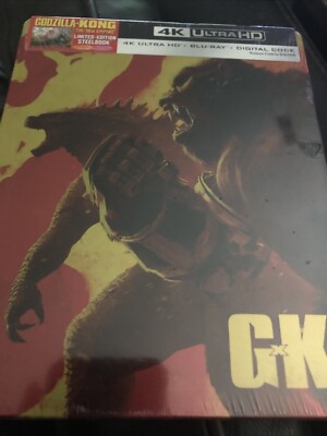 Godzilla X Kong The New Empire (2024) 4K + Blu-ray + Digital. Steelbook. New!!!-image