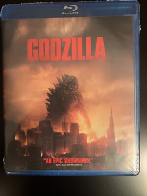 Godzilla (Blu-Ray) DISC ONLY Aaron Taylor-Johnson Ken Watanabe Elizabeth Olsen-image