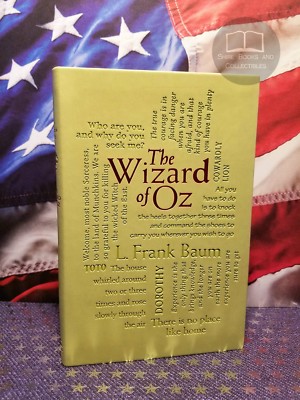 NEW The Wizard of Oz by L. Frank Baum Word Cloud series Softcover Leather Feel-image