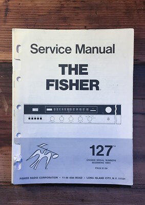 Fisher Model 127 Receiver Service Manual *Original*-image