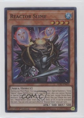 Reactor Slime (SR) 1st Ed. YuGiOh Egyptian God Deck: Slifer the Sky Dragon 0j75-image
