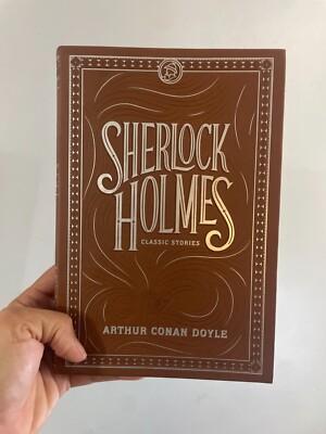 Complete Sherlock Holmes Sir Arthur Conan Doyle Hardcover Barnes & Noble Leather-image