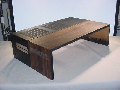 FISHER RS-1060 (125W/CH) AM/FM STEREO RECEIVER BONNET COVER WOOD CASE ***-image