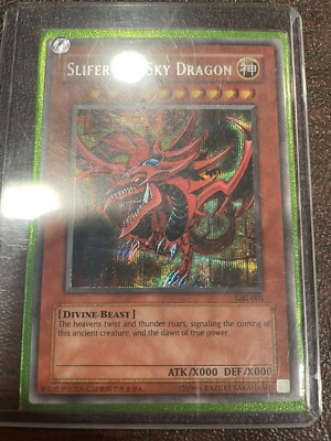 Yugioh GBI-001 Slifer the Sky Dragon Secret Rare Promo - MINT-image