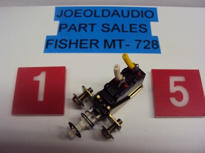 Fisher MT-728 Turntable ON/OFF Switch P/N ESB8215Y. Tested. Parting Out MT-728-image