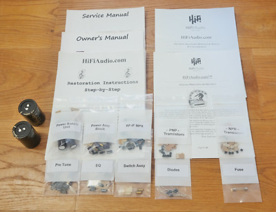 Fisher RS-2007 restoration recap repair upgrade rebuild kit filter capacitor-image