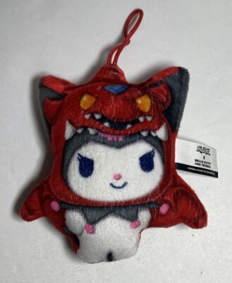 McDonalds Yu-Gi-Oh! x Hello Kitty Kuromi Slifer The Sky Dragon Plush Toy 2024-image