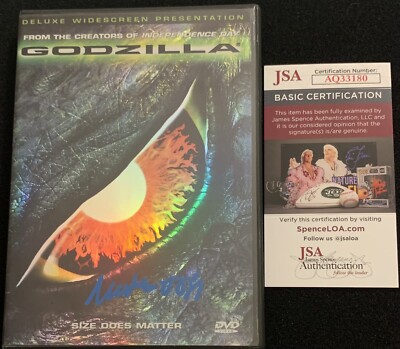 Matthew Broderick SIGNED Godzilla DVD Cover JSA COA Autograph FERRIS BUELLER-image