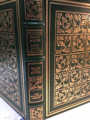 Franklin Library: SIGNED ANNE TYLER: SAINT MAYBE: FIRST EDITION-image
