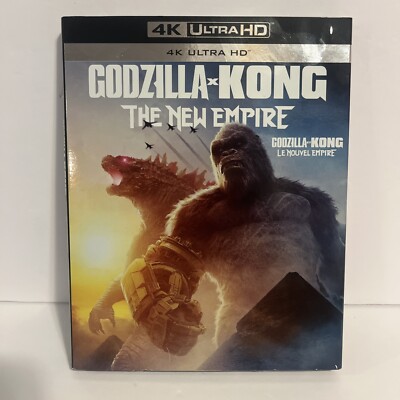 Godzilla x Kong The New Empire - 4K Ultra HD + Slipcover - NEW FACTORY SEALED-image