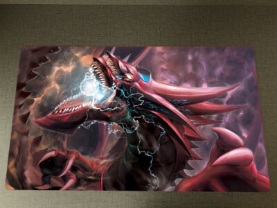 WVICM OCG Playmat Slifer the Sky Dragon TCG CCG Trading Card Game Mat Mouse Pad-image