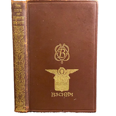 The Life of Charlotte Bronte 1934 RARE Leather Bound Haworth Pocket Edition Book-image