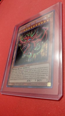 1x Yu-Gi-Oh! Slifer The Sky Dragon - CT13-EN001 - Secret Rare - Limited - NM-image