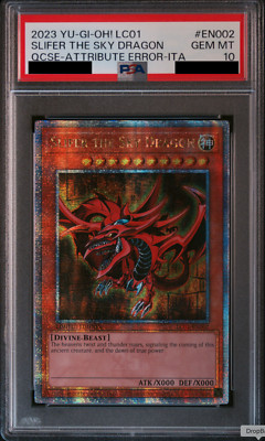 PSA10 Yu-Gi-Oh! EU Slifer the Sky Dragon Legendary Collection 25th Edition 2023-image