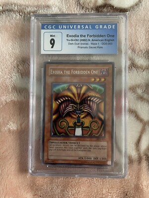 Yu-Gi-Oh Dark Duel Stories Exodia The Forbidden One DDS-003 CGC 9 MINT-image