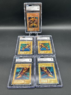 Exodia The Forbidden One Premium Pack 1999 Yugioh Ultra Japan Full Set CGC 4-6-image