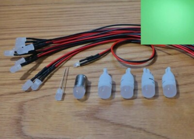 Fisher RS-2004A replacement LED lamps bulbs light upgrade kit GREEN INSTRUCTIONS-image