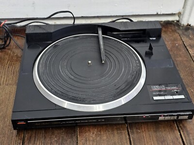 Vintage Fisher Stereo Turntable MT - 728 LP Gear Stylus Belt Drive Record Player-image