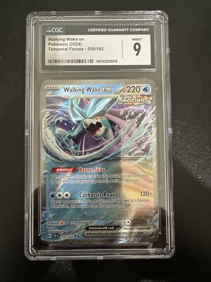 Pokemon Walking Wake Ex Temporal Forces 50 Holo CGC Graded 9 Mint Not PSA Card-image