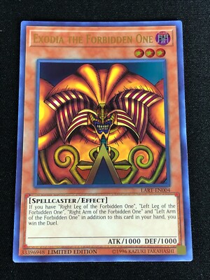 YUGIOH EXODIA THE FORBIDDEN ONE LART-EN004 ULTRA-image