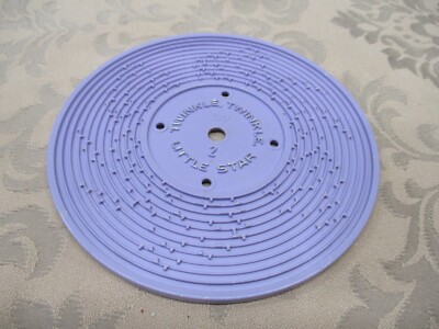 Fisher Price Record Player vintage part 995 Au Clair 2 Twinkle Little Star Lune-image