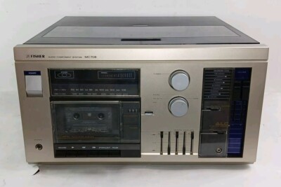 Fisher MC708 Stereo Component System Turntable, AM/FM, Radio, Cassette - *READ*-image