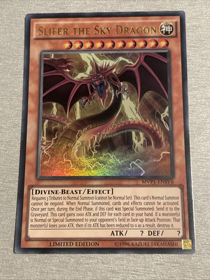 Yu-Gi-Oh! TCG Slifer The Sky Dragon MVP1-ENSV6 Ultra Rare Limited Edition NM/M-image