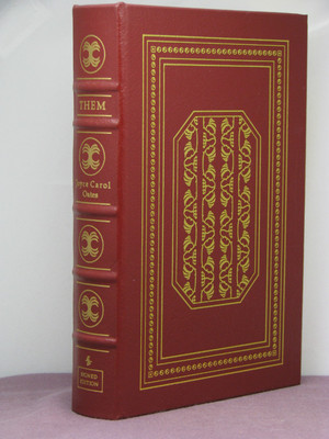 signed by author, them by Joyce Carol Oates, Easton Press, award winner-image
