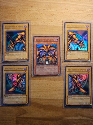 Exodia the Forbidden One●FULL SET●YUGIOH●LOB●PORTUGUESE●ULTRA RARE●1st ED●NM-image
