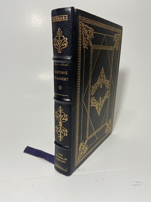 FRANKLIN LIBRARY BOOK GUSTAVE FLAUBERT THREE TALES LE GOLD LEATHER BOUND DECOR-image