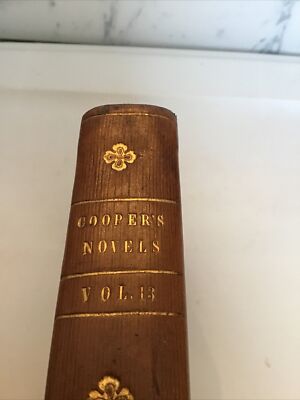 1839 Leather Book The Headsman; or The Abbaye des Vignerons A Tale A New Edition-image