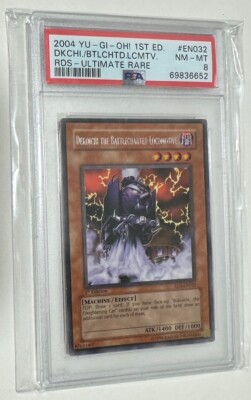 Yugioh Dekoichi The BattleChanted Locamotive PSA Graded 1st Ed Mint 8-image