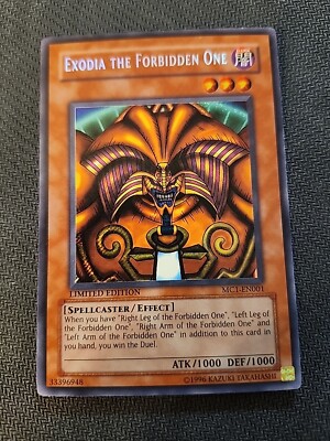 Yu-Gi-Oh! TCG Exodia the Forbidden One Master Collection Volume 1 MC1-EN001...-image