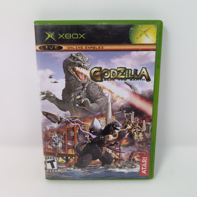Godzilla: Save the Earth (Microsoft OG Xbox, 2004) No Manual - Only Disc & Case-image