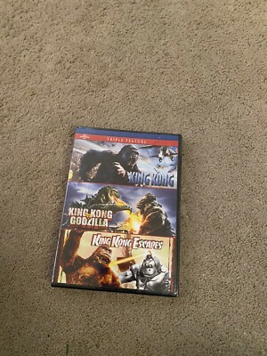  King Kong / King Kong vs Godzilla / King Kong Escapes DVD NEW-image