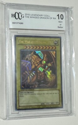 Yugioh Winged Dragon of Ra Holo Legendary Collection Graded 10 BCCG Not PSA Card-image